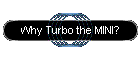 Why Turbo the MINI?