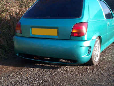 Animal rear bumper for Fiesta Mk3