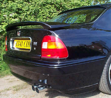 Rover 600 Bulldog under bumper spats, boot spoiler, and screen spoiler